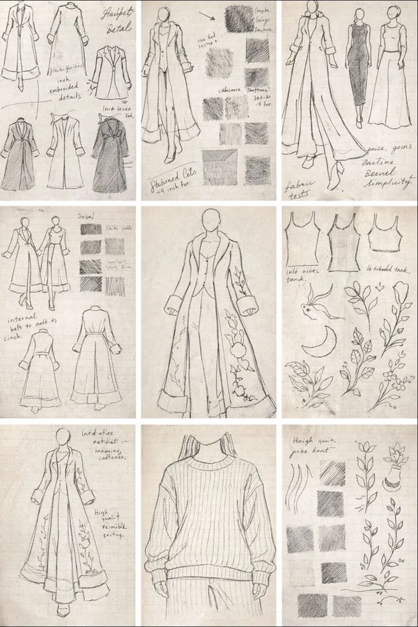 Elwa & Co — collection design sheets